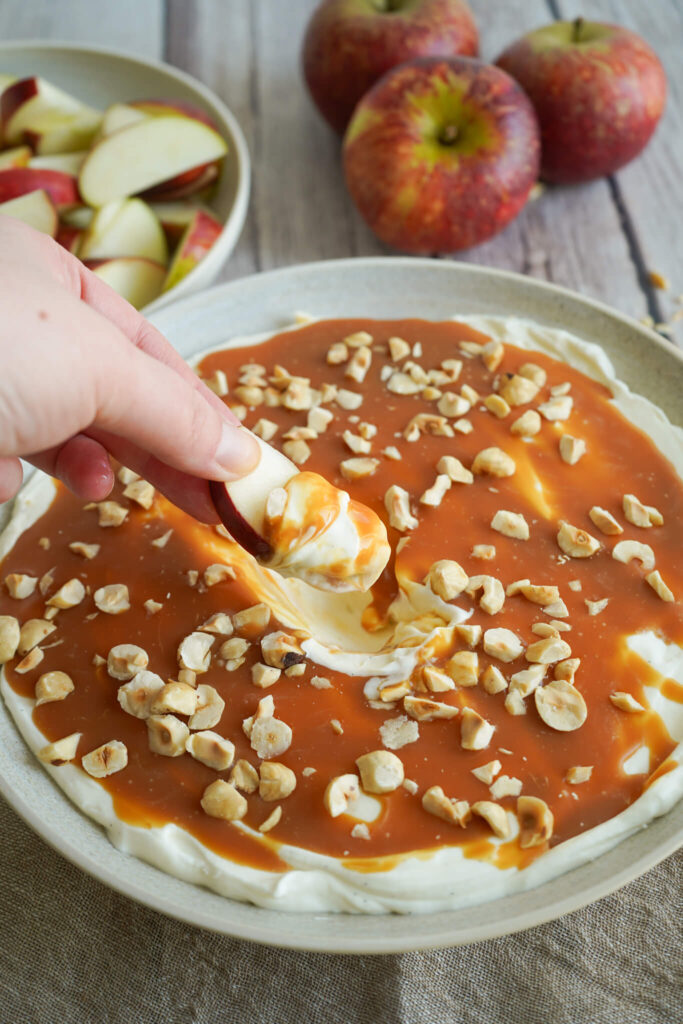 Karamel cheesecakedip
