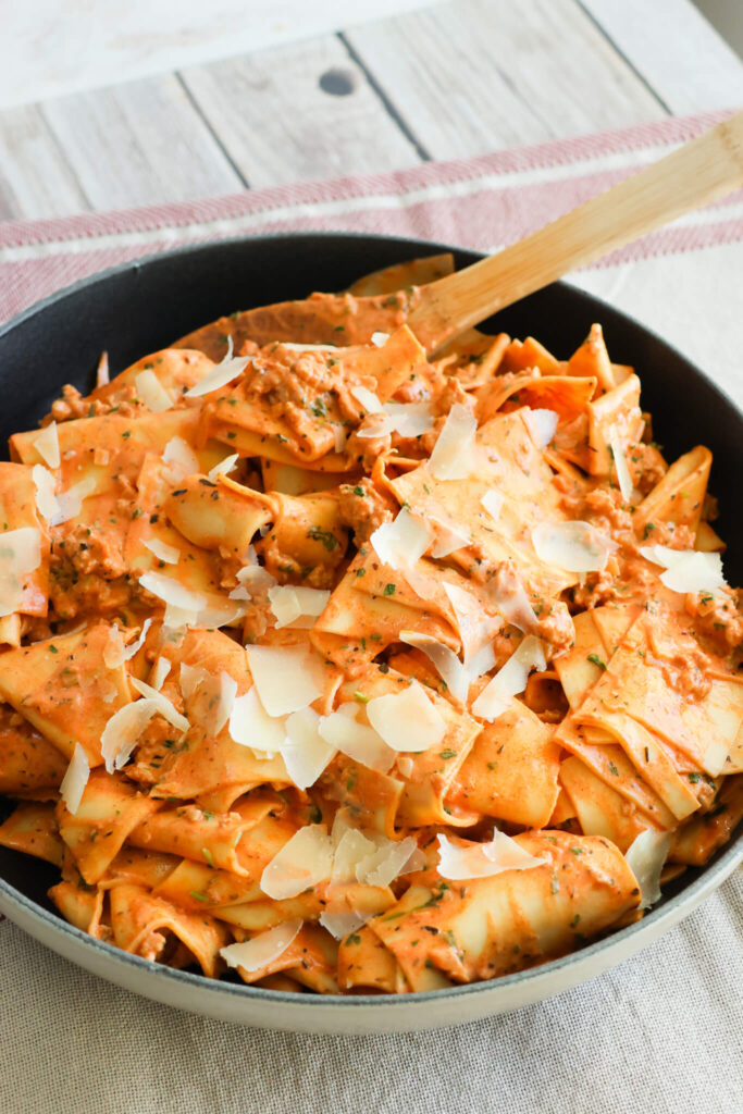 Pastaret med lasagneplader