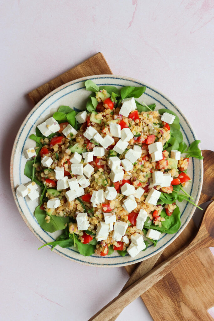 Salat med linser