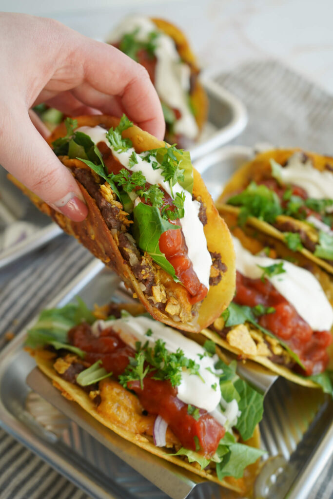Smash burger nachos tacos