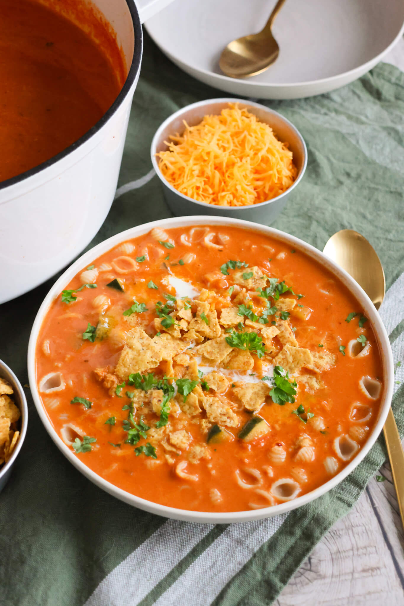 Cremet tacosuppe