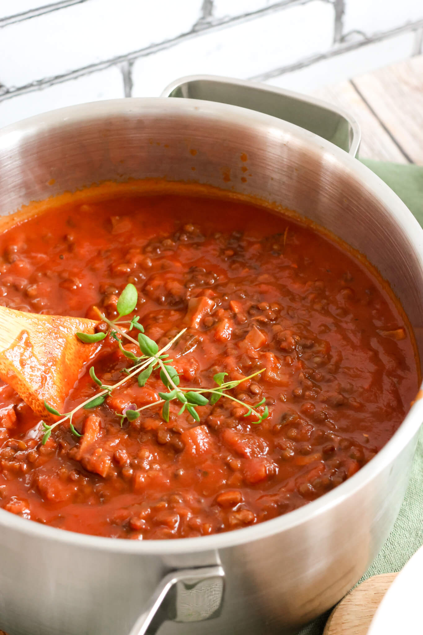 Beluga bolognese i gryde