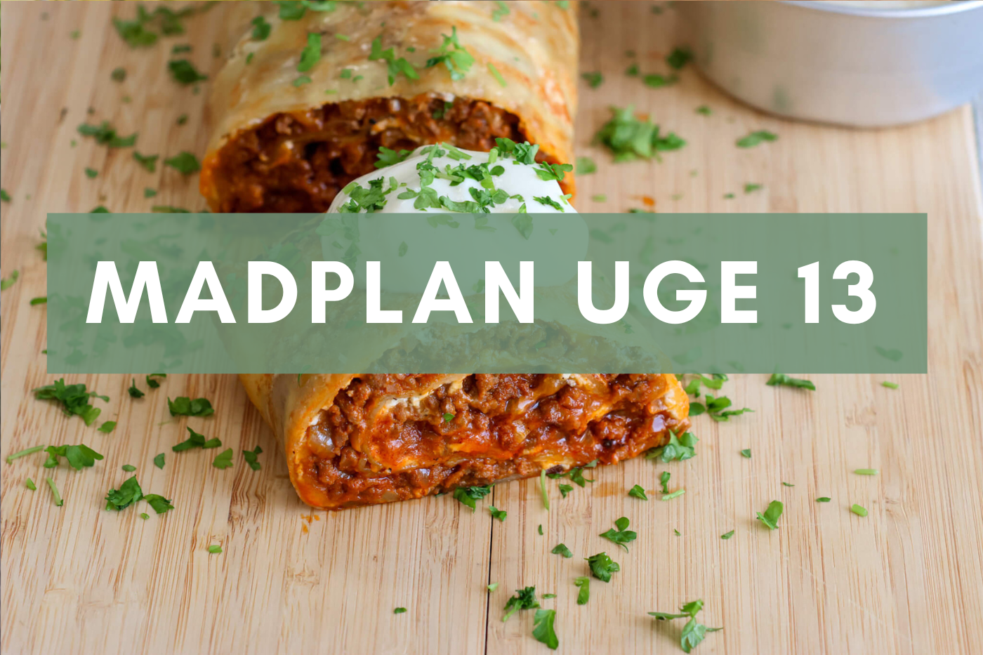 Madplan uge 13