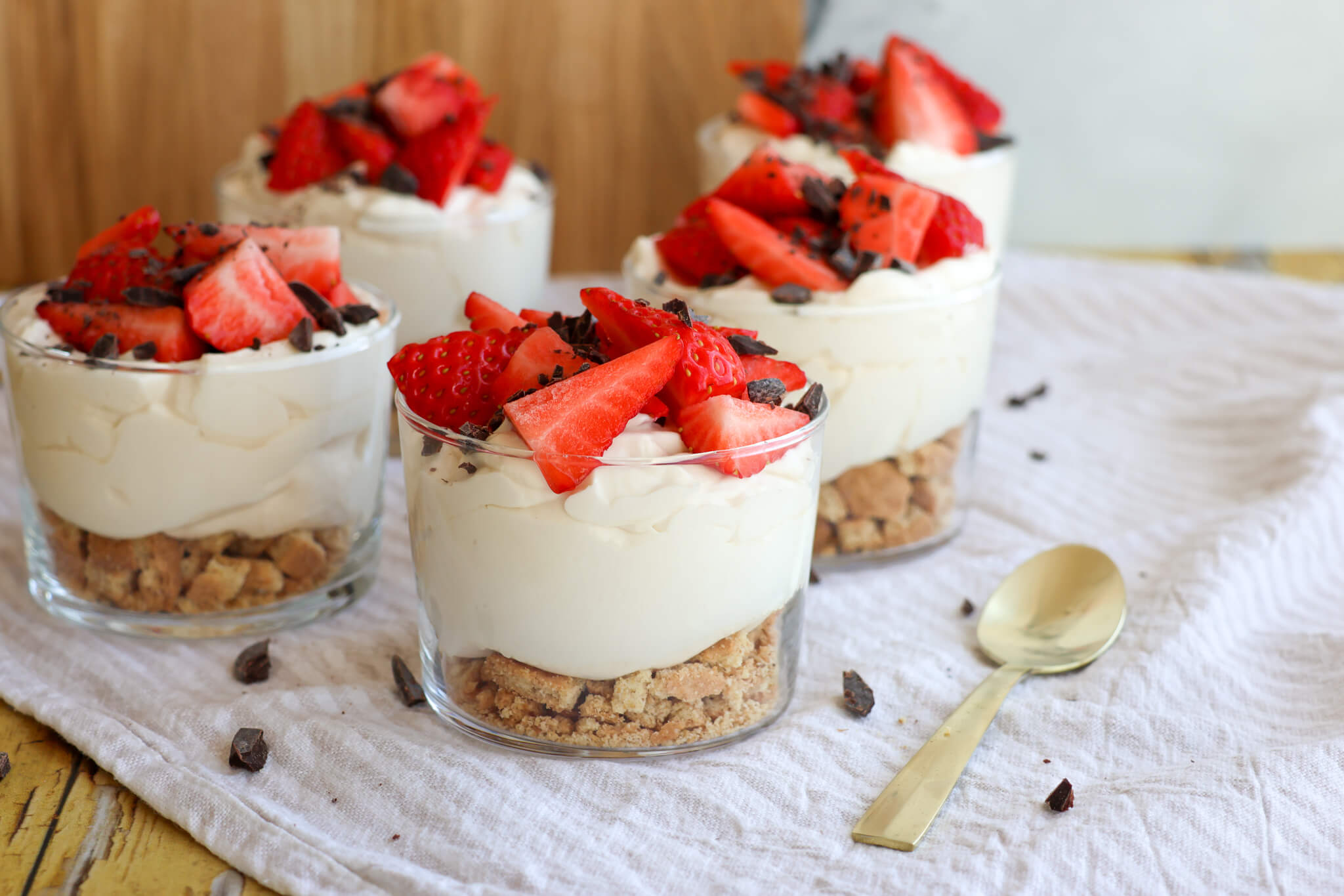 Baileys cheesecake i glas