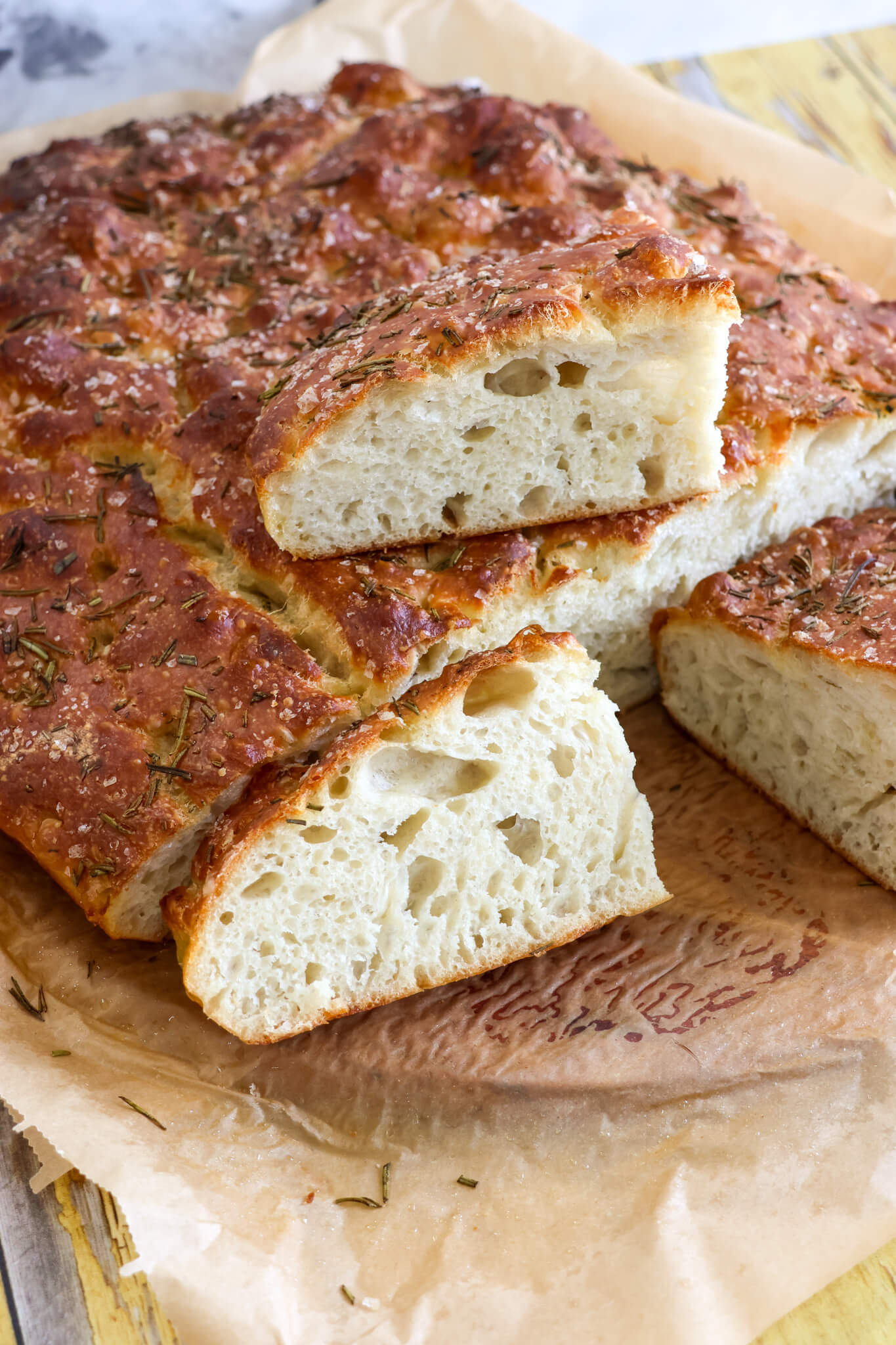 Focaccia i bradepande