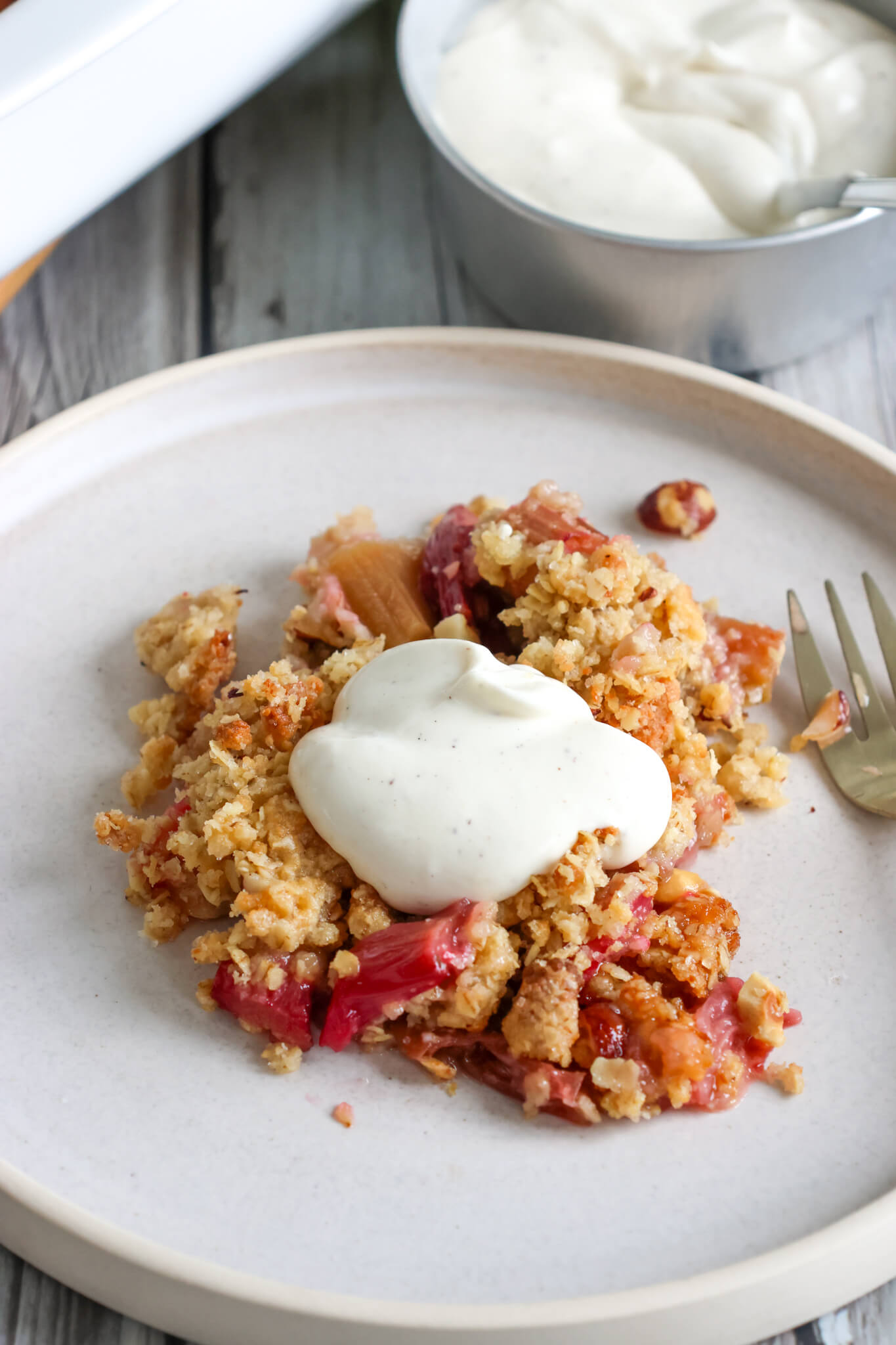 Rabarbercrumble