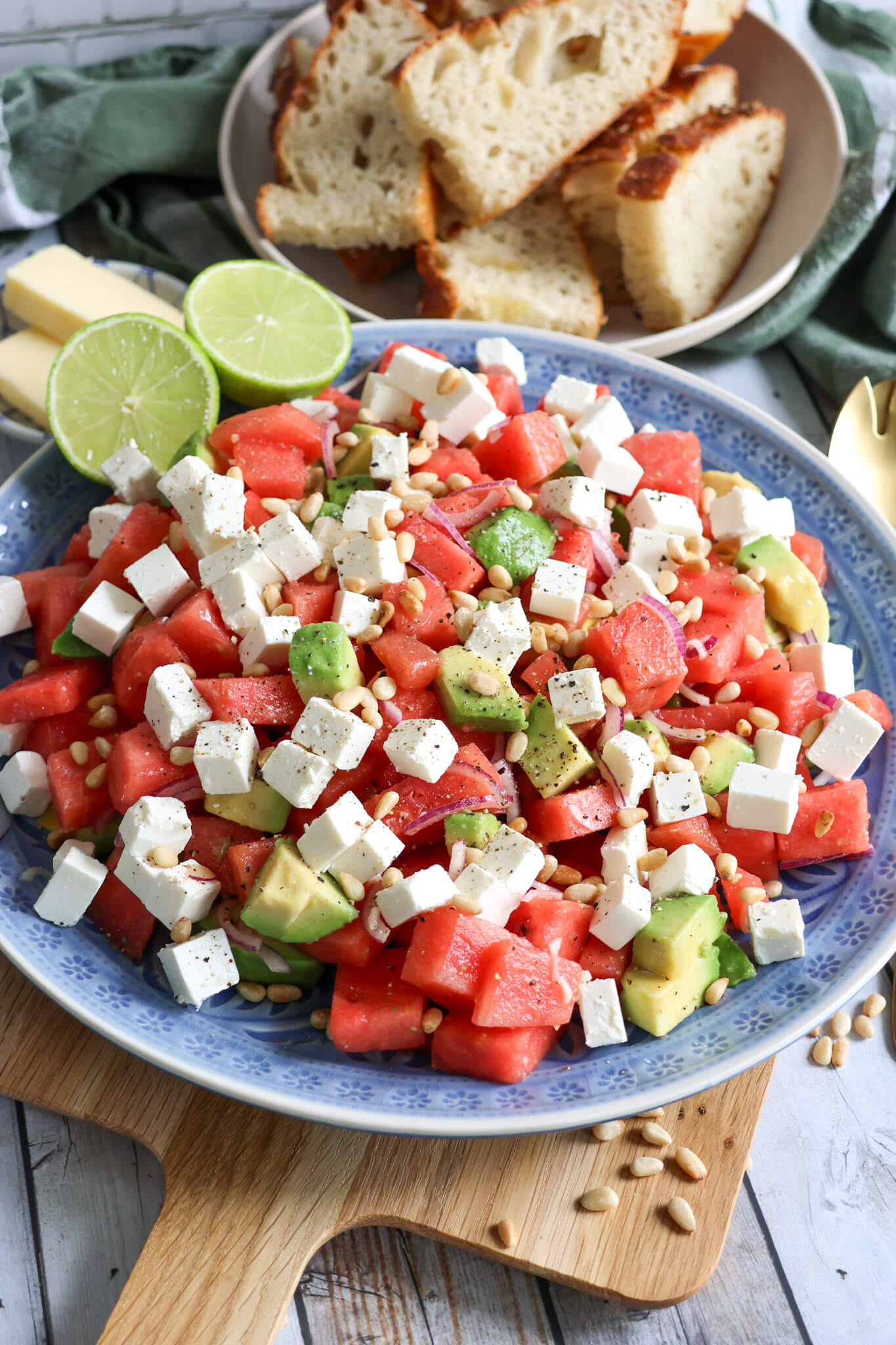 Vandmelonsalat med feta