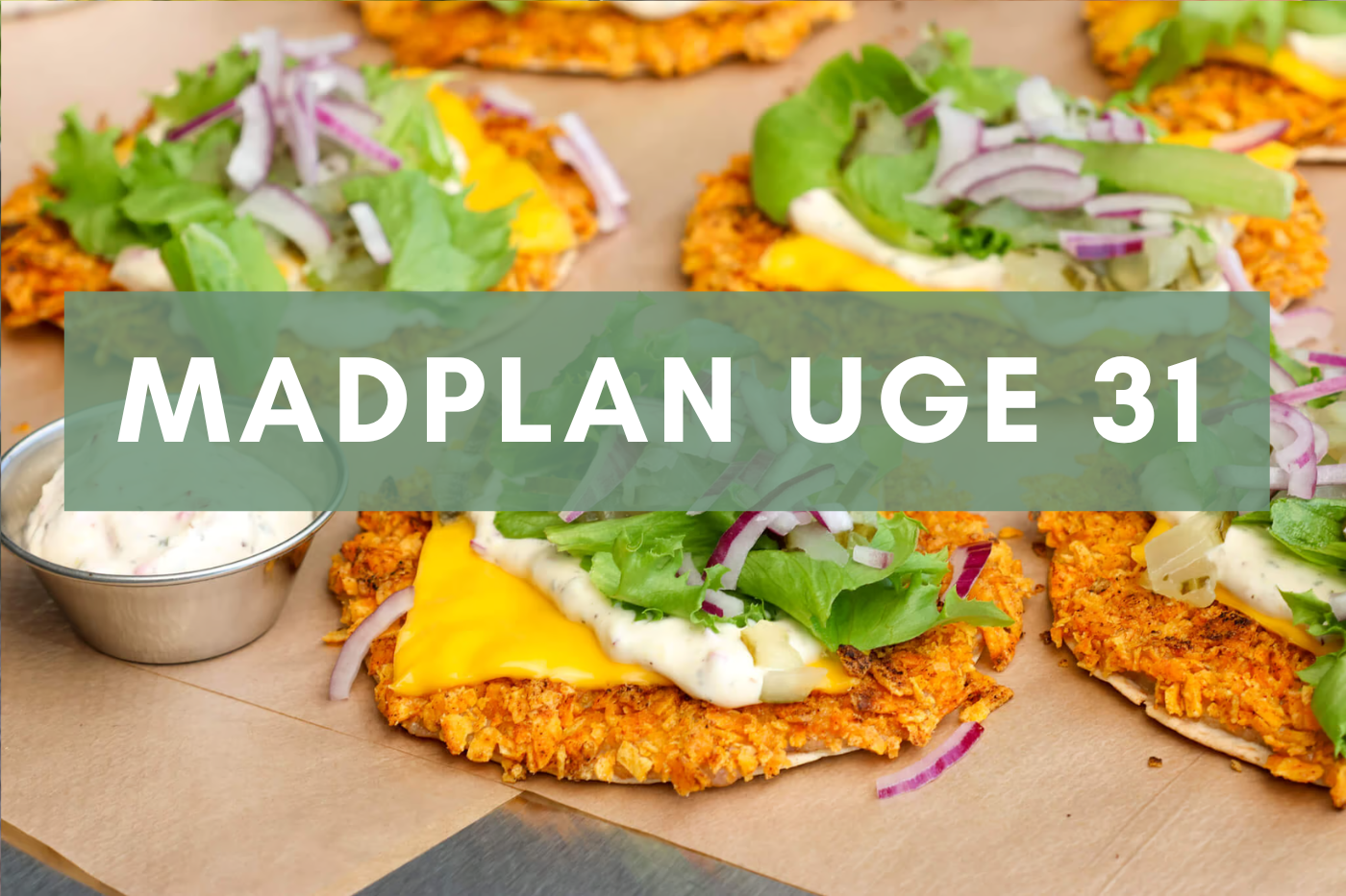 Madplan uge 31