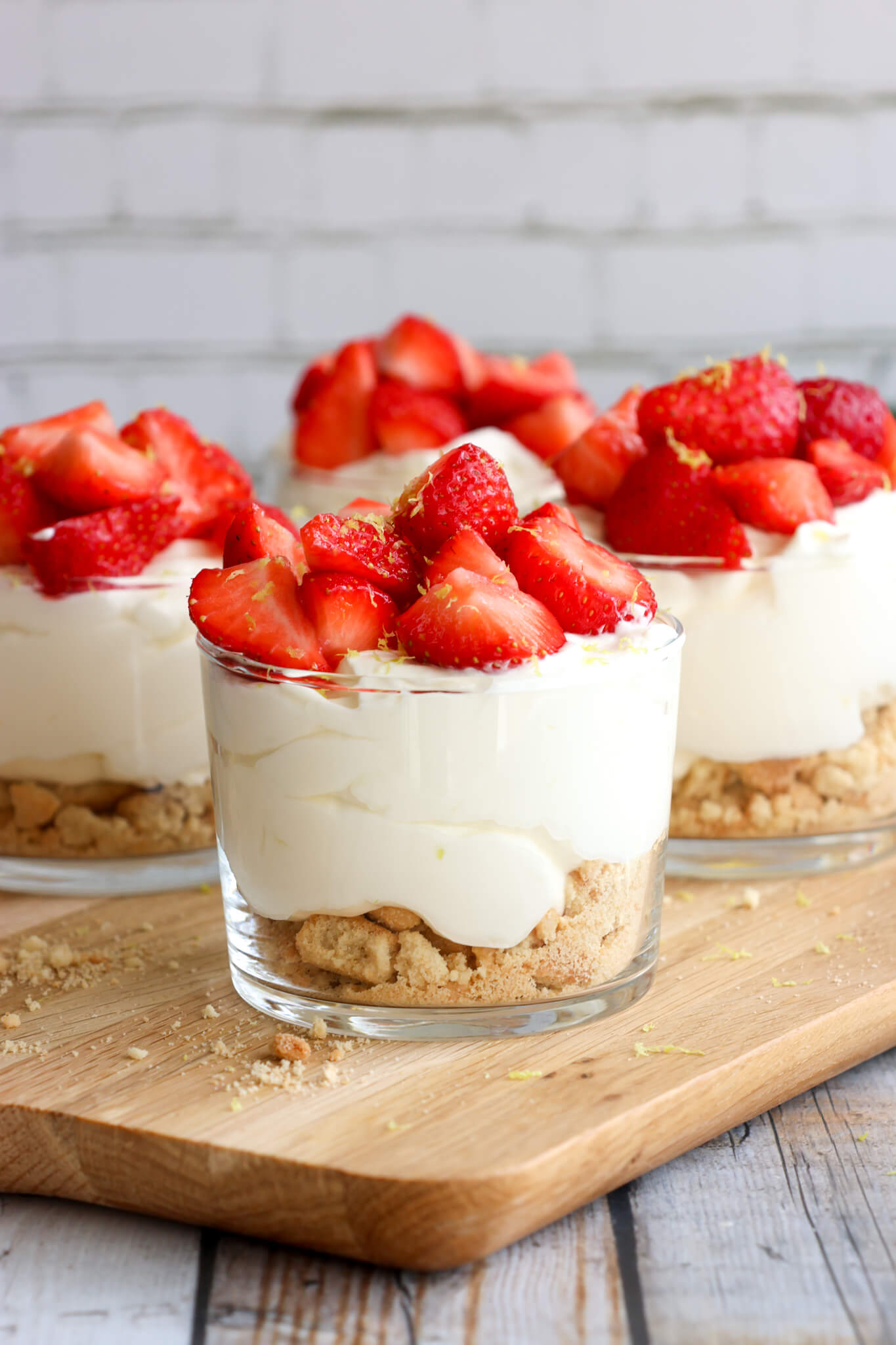 Koldskål cheesecake i glas