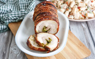 Porchetta på rotisseri