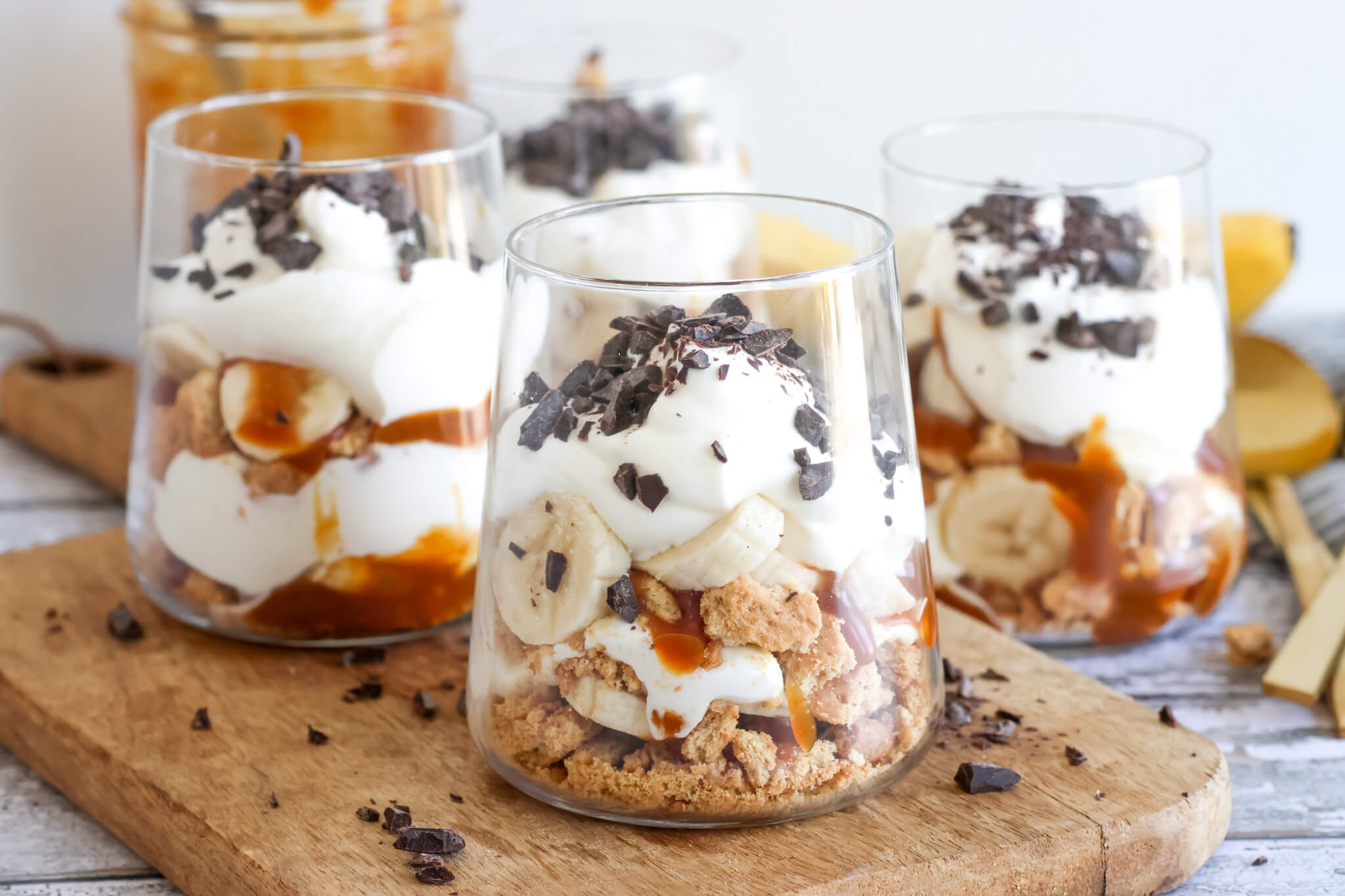 Banoffee pie i glas
