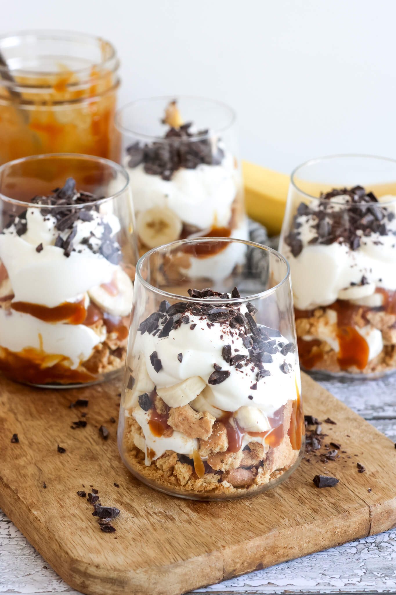 Banoffee pie i glas
