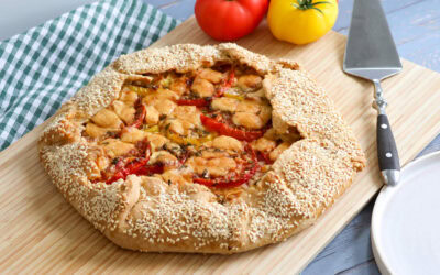 Galette med tomat og ost